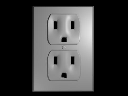 US Electric Wall Socket preview image